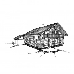 zrubový dom – typ 10